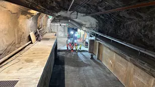 Høvringen renseanlegg tunnel under konstruksjon